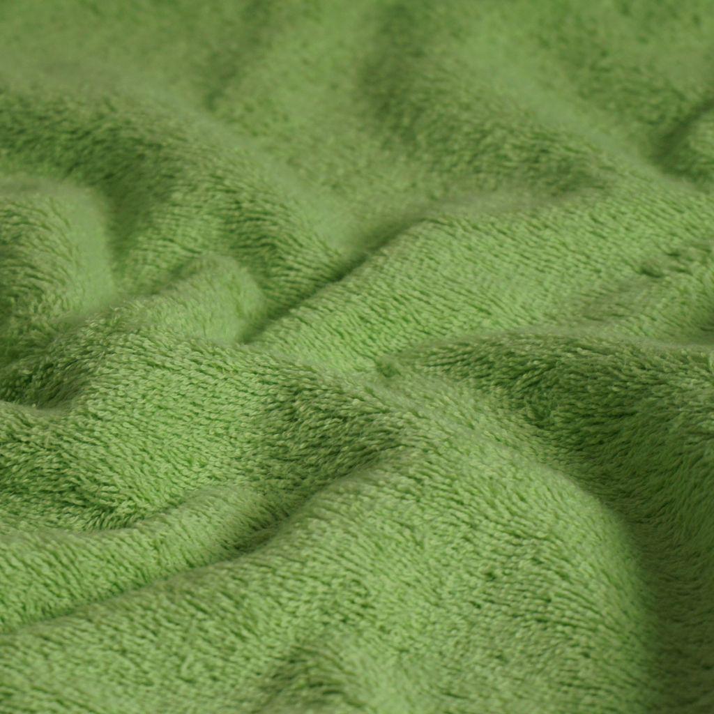 Frotteestoff aus Baumwolle hellgrün